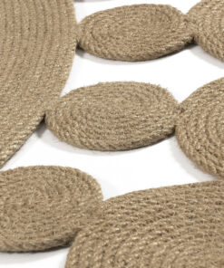 Ροτόντα από Γιούτα 150x150 Natural Jute Art 9137 Μπέζ Beauty Home-2