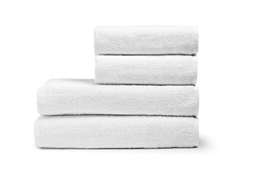 Πετσέτα Προσώπου Ξενοδοχείου Mild 450gsm 100% Cotton 50x90 Λευκό Beauty Home
