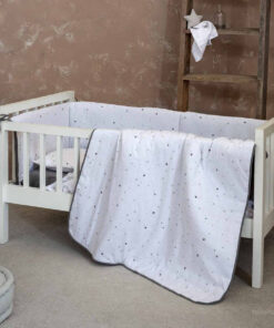 Κουβερλί Μακό Κούνιας 2 Όψεων Nima Baby Nene Grey