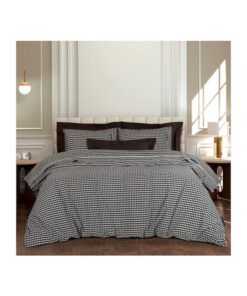Greenwich Polo Club Essential 2216 Σετ Σεντόνια King Size 260x280εκ. Μπεζ-μαύρο (4τμχ)