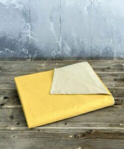 Nima Παπλωματοθήκη Βαμβακερή Υπέρδιπλη 220x240 - Colors Mustard Beige/Dusty Beige