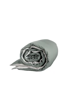 Παπλωματοθήκη ΜΟΝΗ Nima Colors Oat Beige / Rock Green