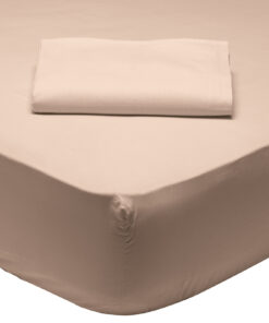 DAS HOME ΣΕΝΤΟΝΙ ΗΜΙΔΙΠΛΟ ΜΕ ΛΑΣΤΙΧΟ 120*200+35 BEIGE 1002