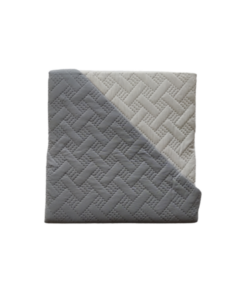 ΚΟΥΒΕΡΛΙ ULTRASONIC ΔΙΠΛΗΣ ΟΨΕΩΣ ΓΚΡΙ ΣΚΟΥΡΟ-ΓΚΡΙ ΑΝΟΙΧΤΟ