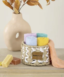 Καλαθάκι με σετ λαβέτες Bamboo Calm