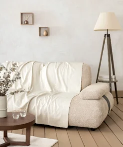 Αντιολισθητικό/Αδιάβροχο Ριχτάρι Avel Ivory 180x250